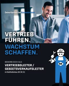 Vertrieb, Wachstum, Karrierechance, Bewerbung